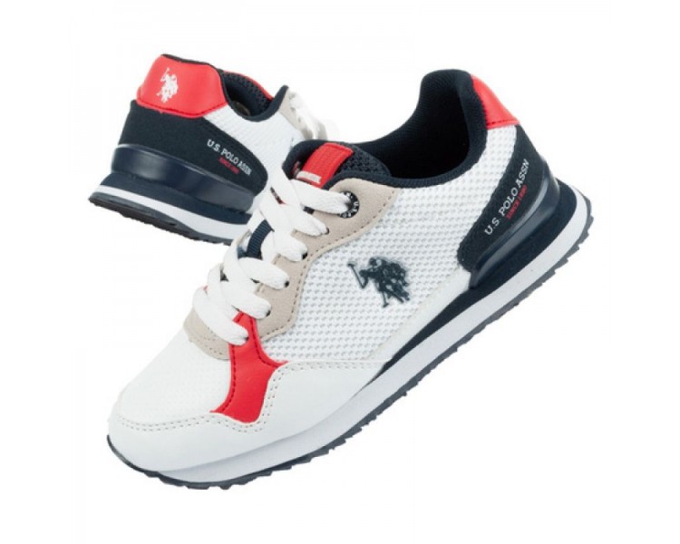 Buty U S Polo ASSN Jr UP21J48074-WHI-RED01