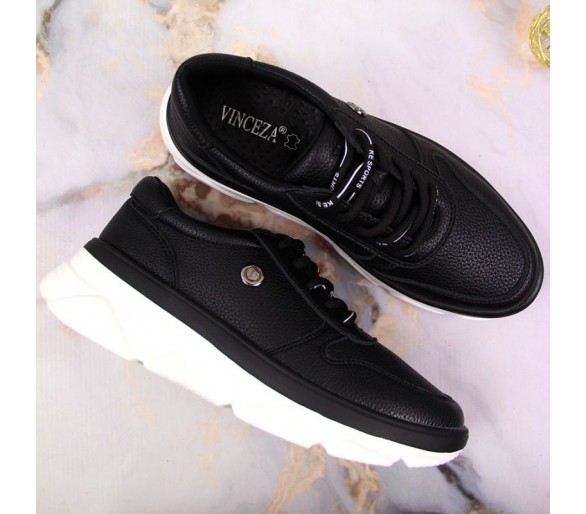 Buty sportowe na platformie Vinceza W JAN131 czarne