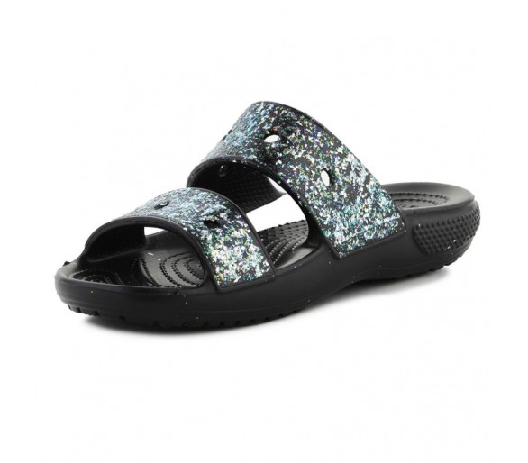 Klapki Crocs Classic Glitter Sandal Jr 207788-0C4