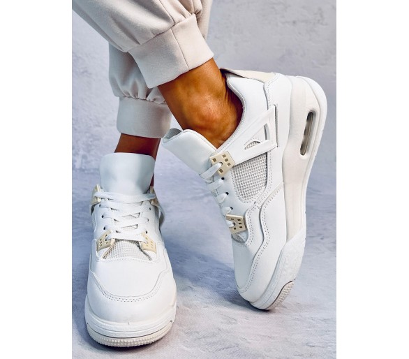Sneakersy damskie VEDDER WHITE BEIGE