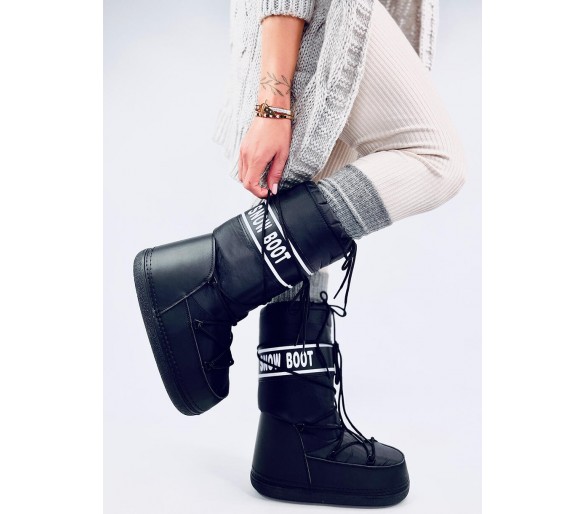 Snow boots wysokie TANGE BLACK