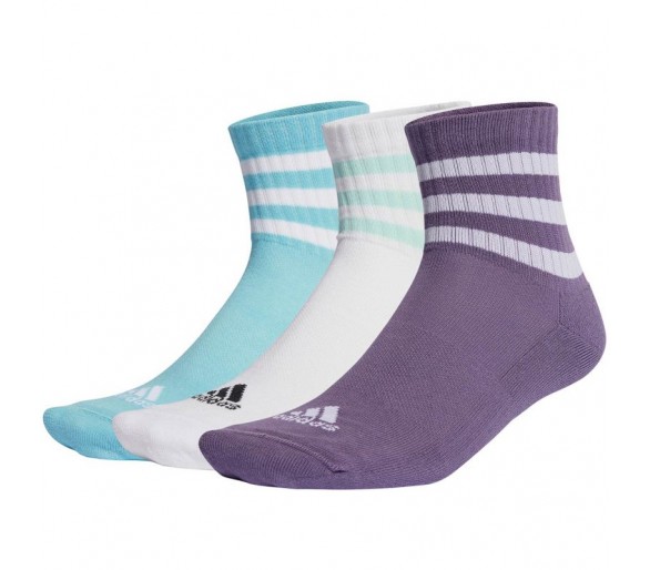 Skarpety adidas 3-Stripes Cushioned Sportswear Mid-Cut Socks