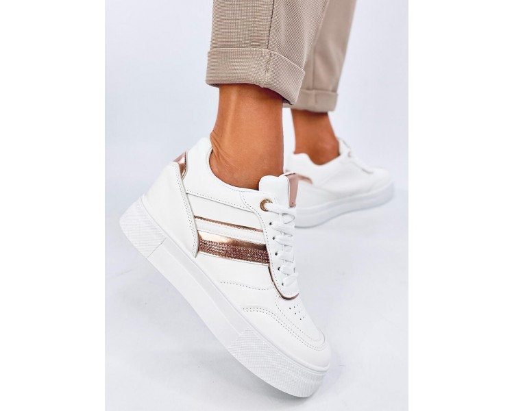 Sneakersy na koturnie EYSON WHITE CHAMPAGNE
